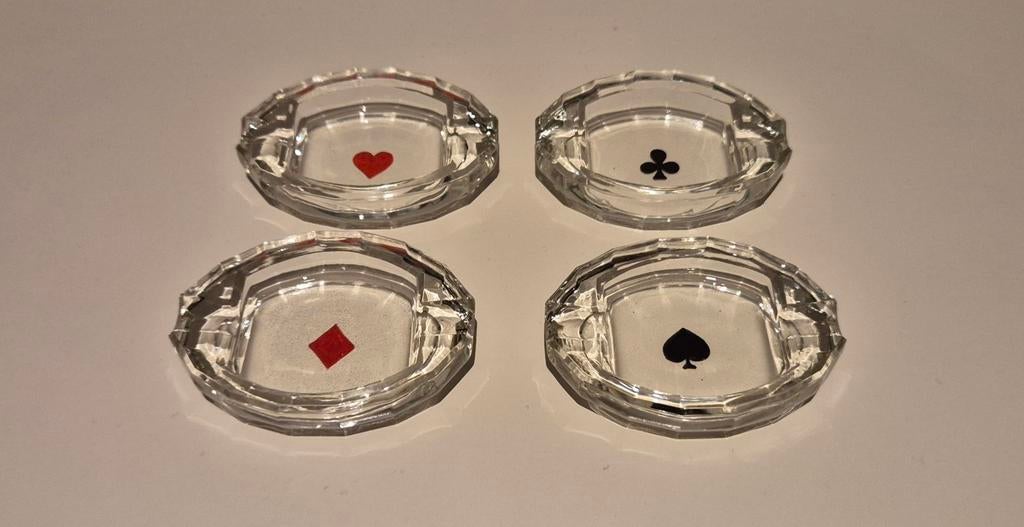 Vintage glazen asbakken, Antiek en Kunst, Ophalen of Verzenden