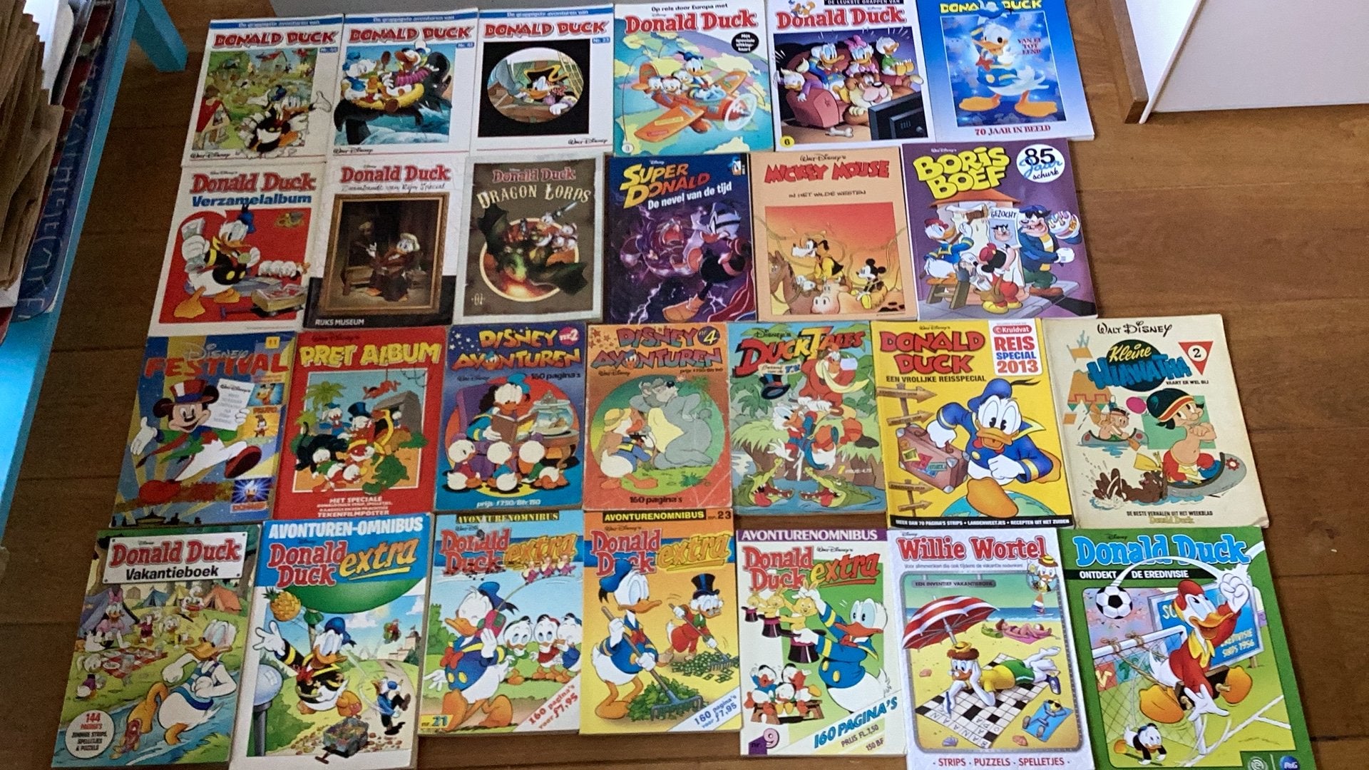 Donald Duck, ducktales, boris boef, vakantieboek, per stuk€1, Meerdere comics, Ophalen of Verzenden, Gelezen, Europa