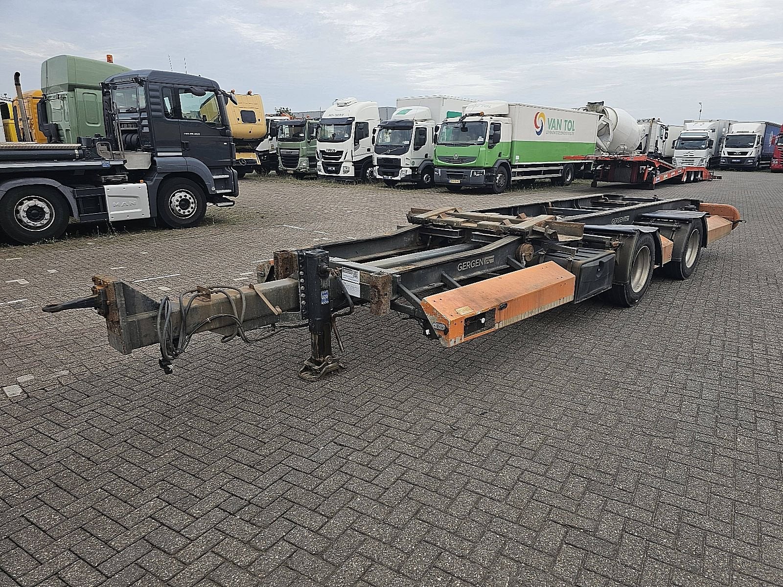 GERGEN ROLO-T-APOLLO tandem alcoa's, Auto's, Overige kleuren, Bedrijf, ABS, Aanhangers en Opleggers