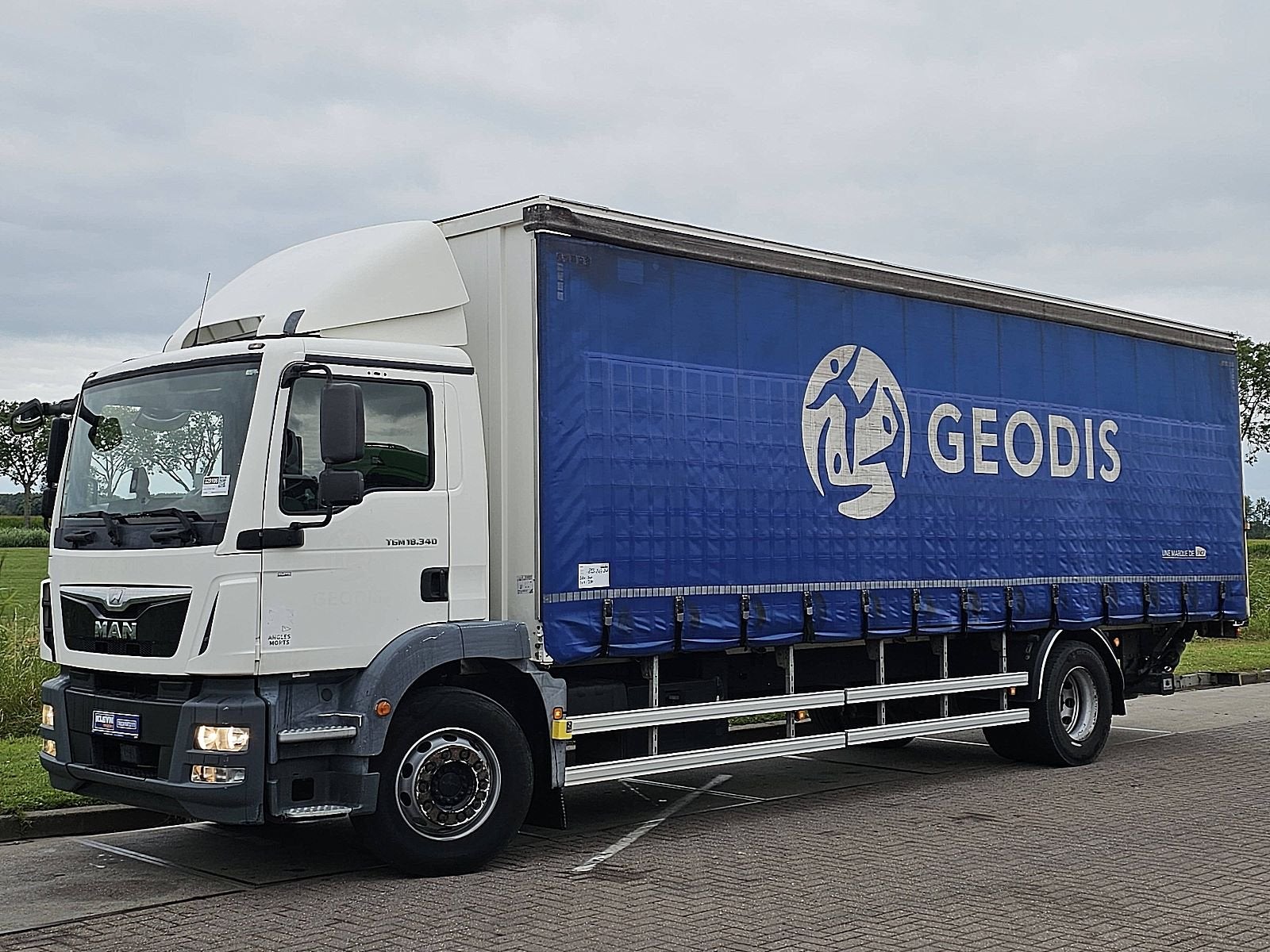 M.A.N. 18.340 TGM 3.000 kg taillift, Auto's, Automaat, Euro 6, Blauw, MAN