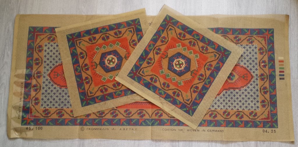 3 x Stramien Gobelin L - 1 x Loper + 2 x Kleedje - Grieks, Patroon, Gobelin L., Nieuw, Ophalen of Verzenden