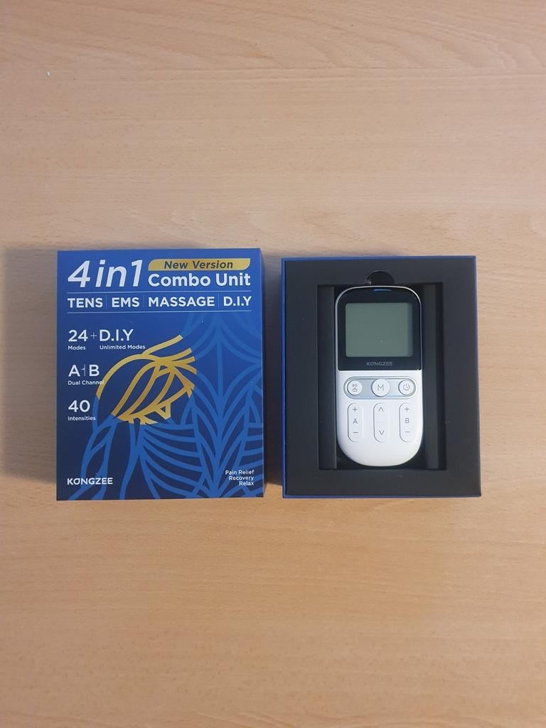 KONGZEE 4-in-1 TENS EMS Massageapparaat, Ophalen of Verzenden, Zo goed als nieuw, Apparaat