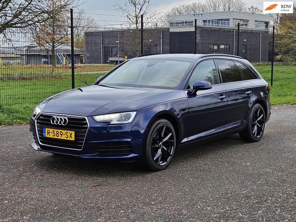 Audi A4 Avant 35 TFSI Design Pro Line Plus Navi/Aut/Trekhaak, Gebruikt, Euro 6, 4 cilinders, Blauw