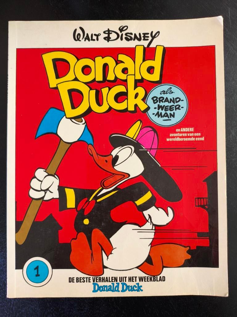 Donald Duck als Brandweerman - De Beste Verhalen, Boeken, Stripboeken, Eén stripboek, Ophalen of Verzenden, Gelezen