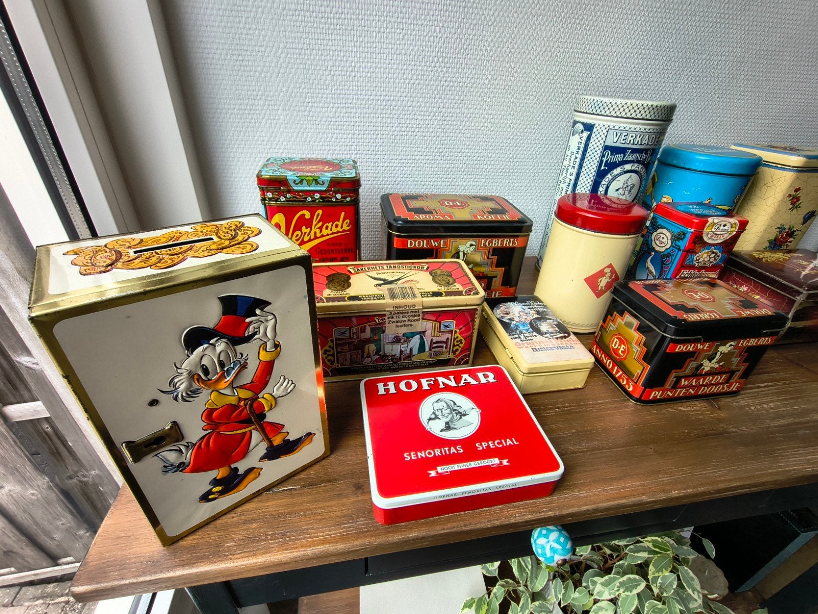 Blikken diverse, Ophalen of Verzenden, Gebruikt, Overige, Douwe Egberts