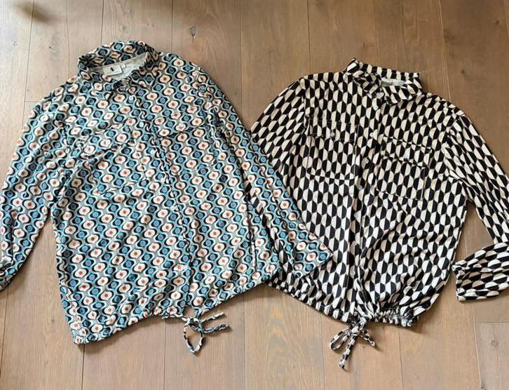 2 Stuks blouses Anna Vera maat L, Ophalen of Verzenden, Zo goed als nieuw, Maat 38/40 (M)