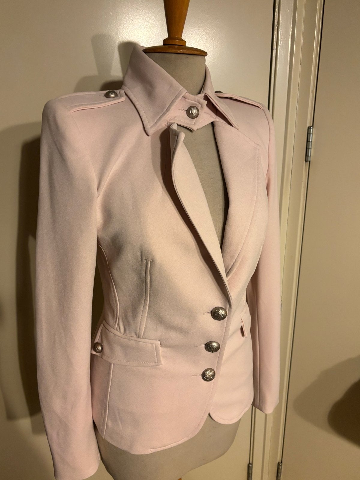 Rinascimento Military Style Jasje - Maat S, Verzenden, Jasje, Roze, Maat 36 (S)