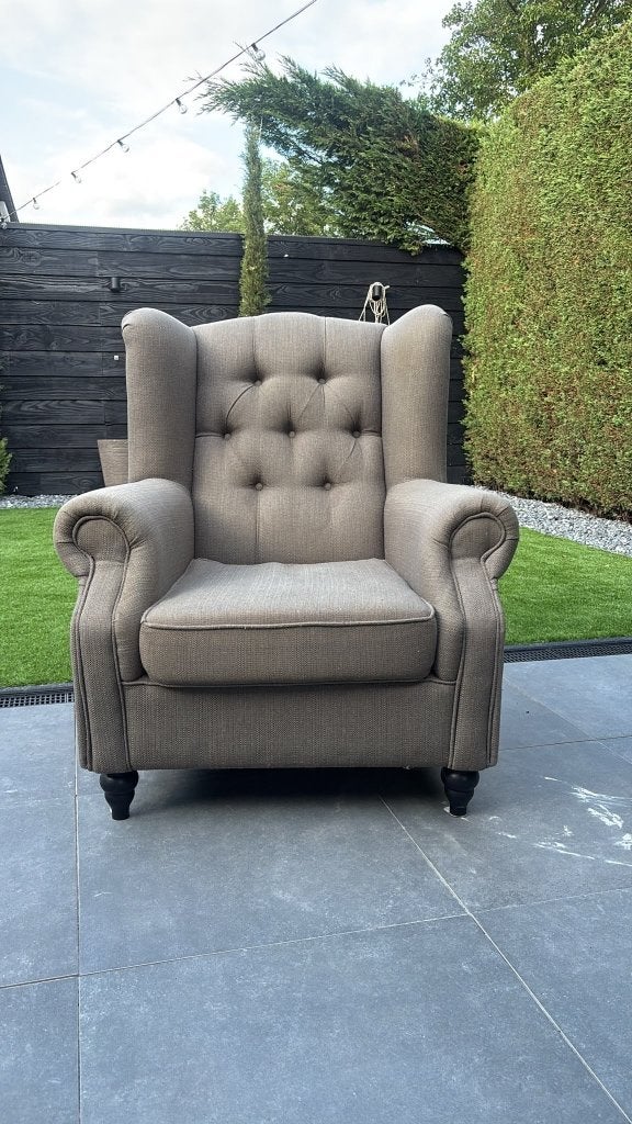 Fauteuil, Ophalen, Gebruikt, 75 tot 100 cm, Stof
