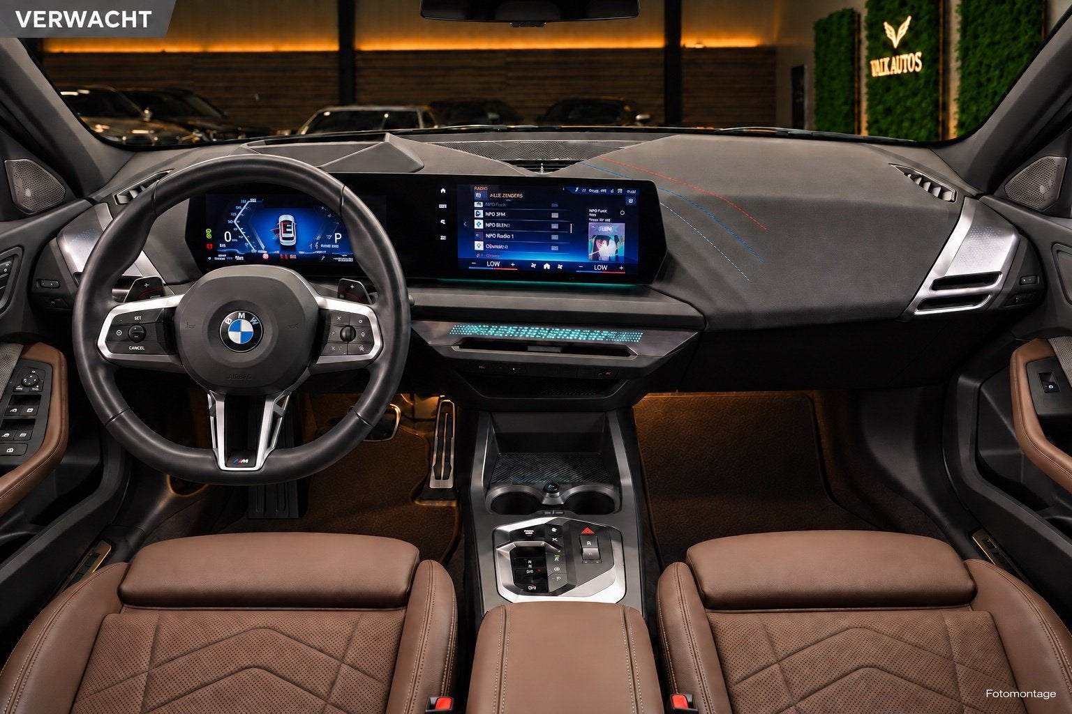 BMW 1-serie 120 M-Sport - Head-up - 360° - Mokka, Auto's, Gebruikt, Euro 6, Wit, Origineel Nederlands