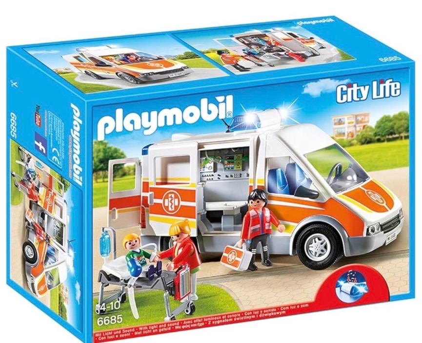 Playmobil City Life Ambulance (6685), Ophalen of Verzenden, Zo goed als nieuw, Complete set