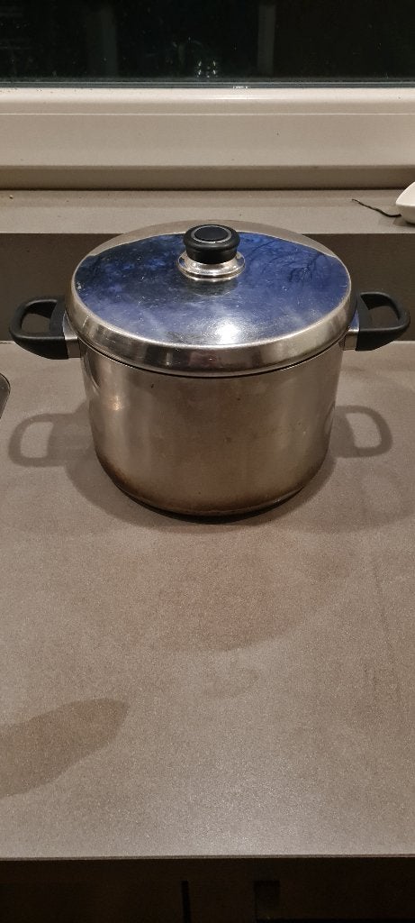 soeppan, Met handvatten, Ophalen of Verzenden, Gebruikt, Rvs