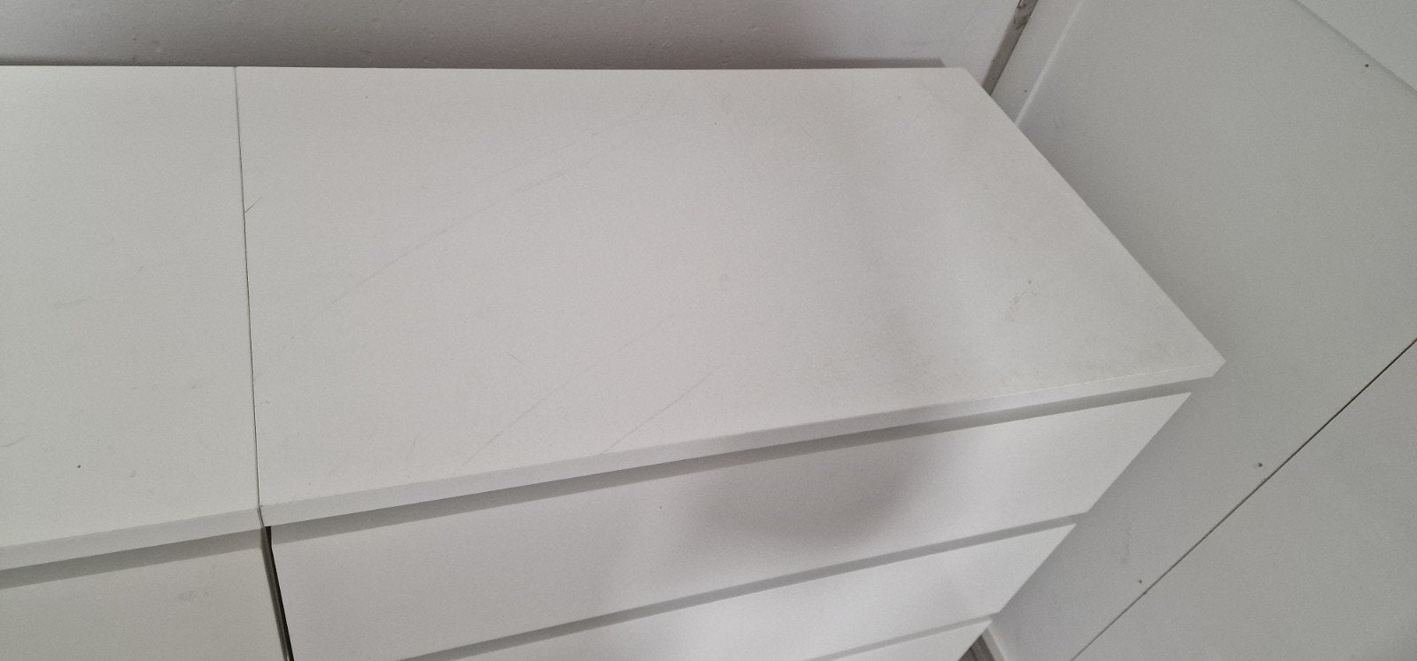 ikea kast met 3 lades, Ophalen, Eenpersoons, Wit, Hout