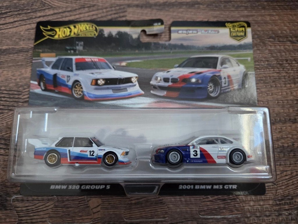 Hot weels Car Culture, BMW 320 Group 5, 2001BMW M3 GTR, Hotweels/Mattel, Mattel Europa B.V., Gondel 1 , 1186MJ Amstelveen, Nederland
