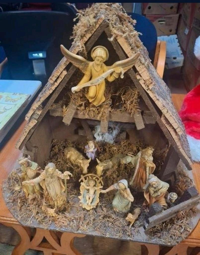 Mooie kerststal, Ophalen, Zo goed als nieuw