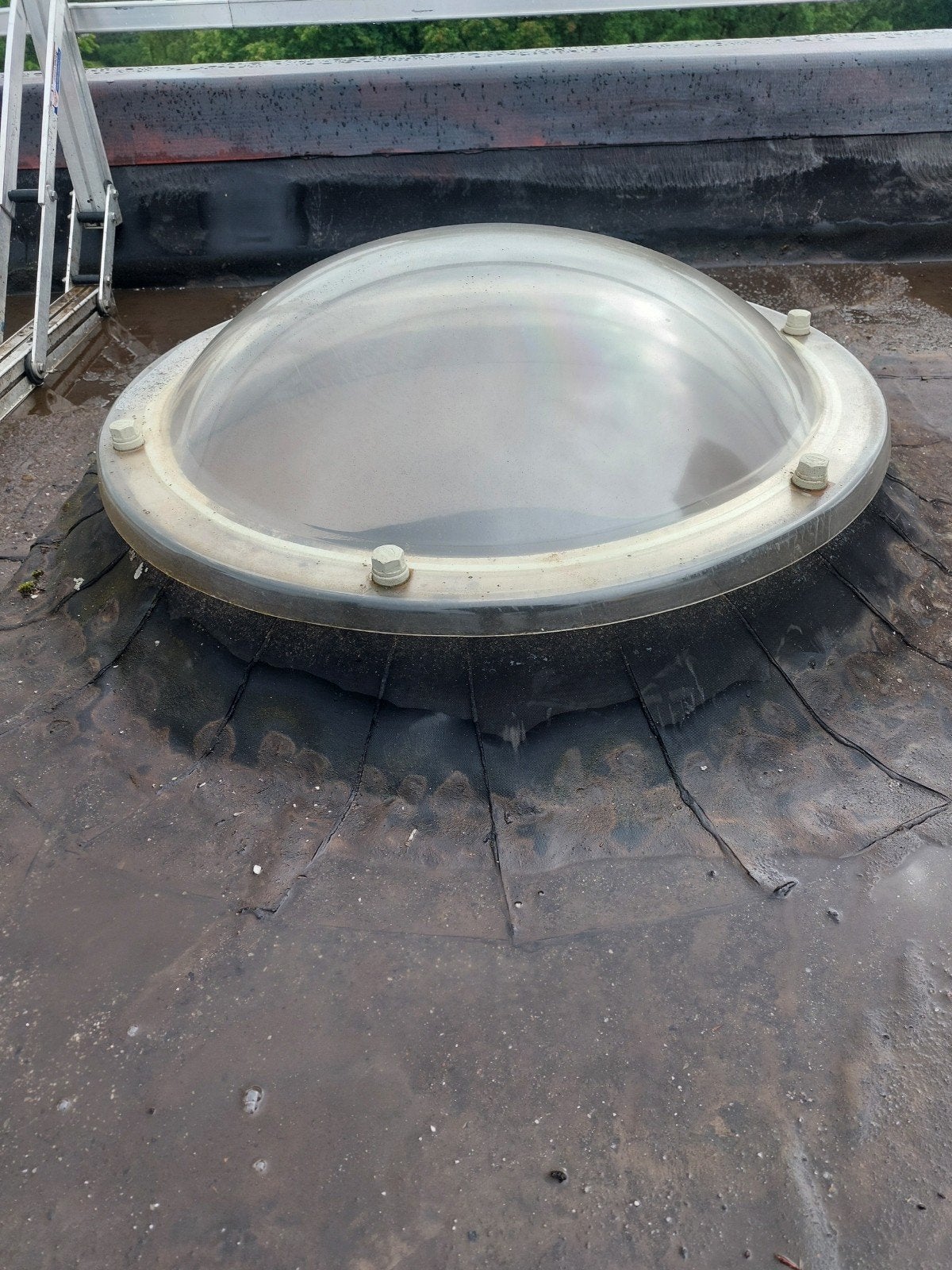 Lichtkoepels met opstand  2x, Ophalen