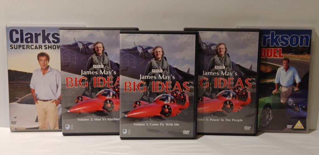 Clarkson & James May 5 DVD Bundel Auto’s Top Gear BBC, Alle leeftijden, Ophalen of Verzenden, Zo goed als nieuw, Actie en Avontuur