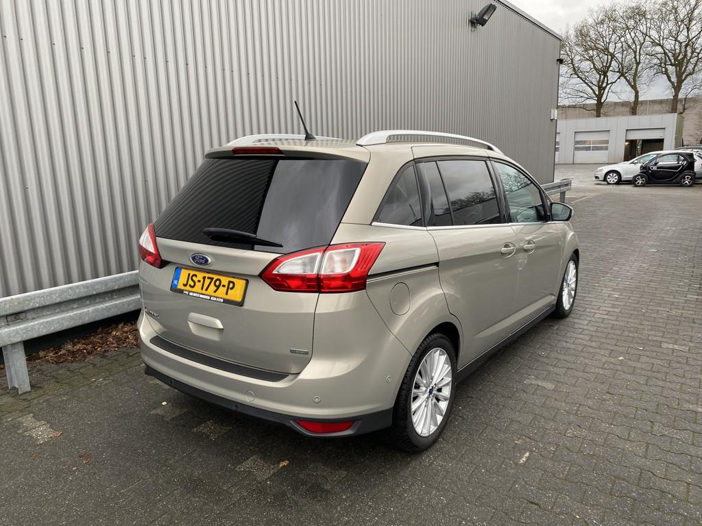 Ford Grand C-Max 1.0 Titanium Clima, Navi, CC, PDC v/a, Kele, Auto's, Ford, Voorwielaandrijving, 745 kg, Stof, Gebruikt