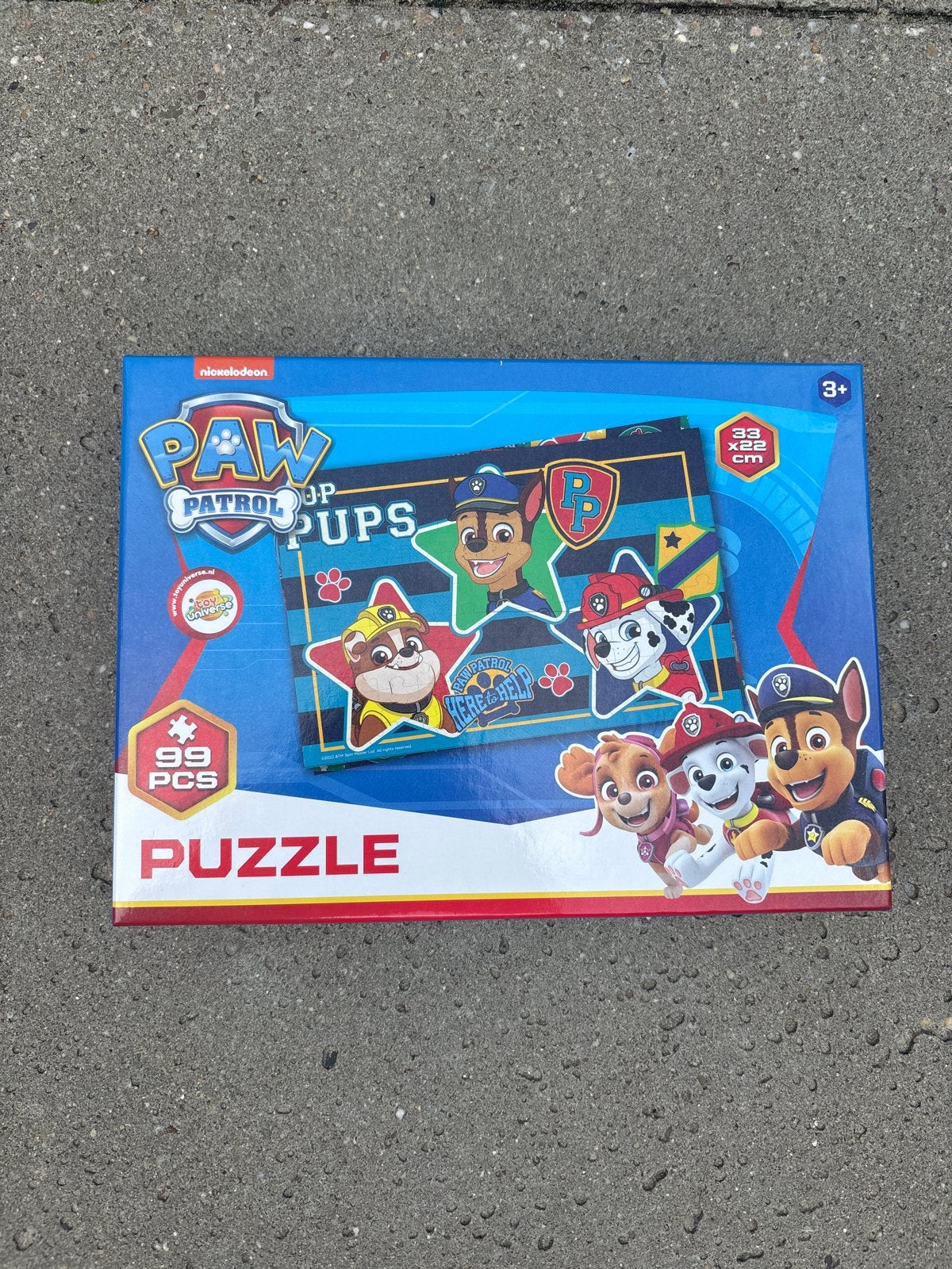 Paw Patrol Pups 99-delige puzzel, Ophalen, Meer dan 50 stukjes, Nieuw, 2 tot 4 jaar