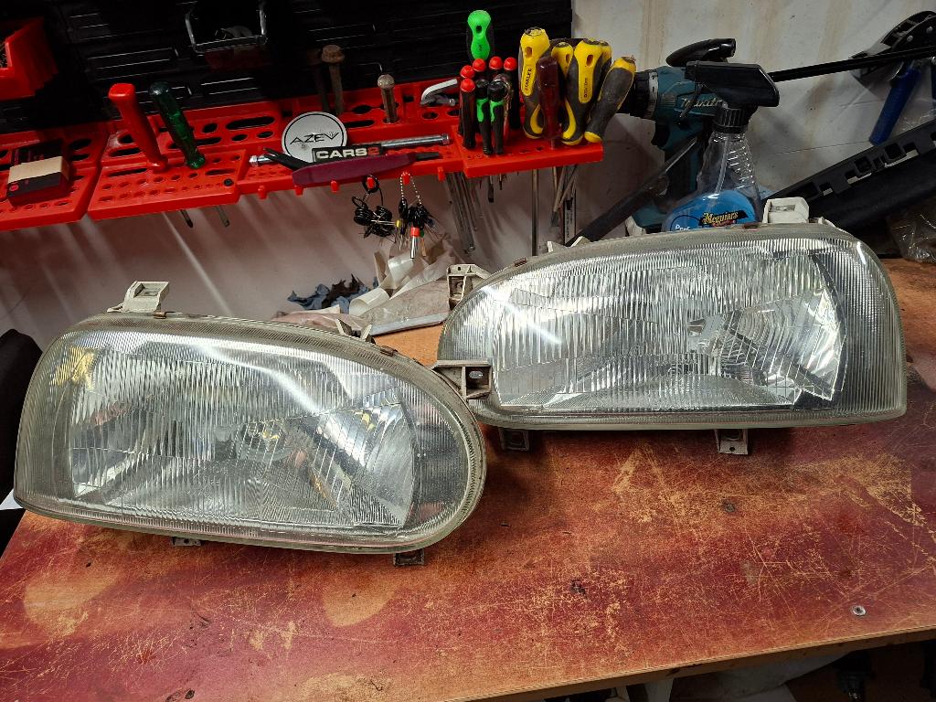 Vw golf 3 bosch koplampen, Auto-onderdelen, Gebruikt, Volkswagen, Ophalen of Verzenden, Nvt