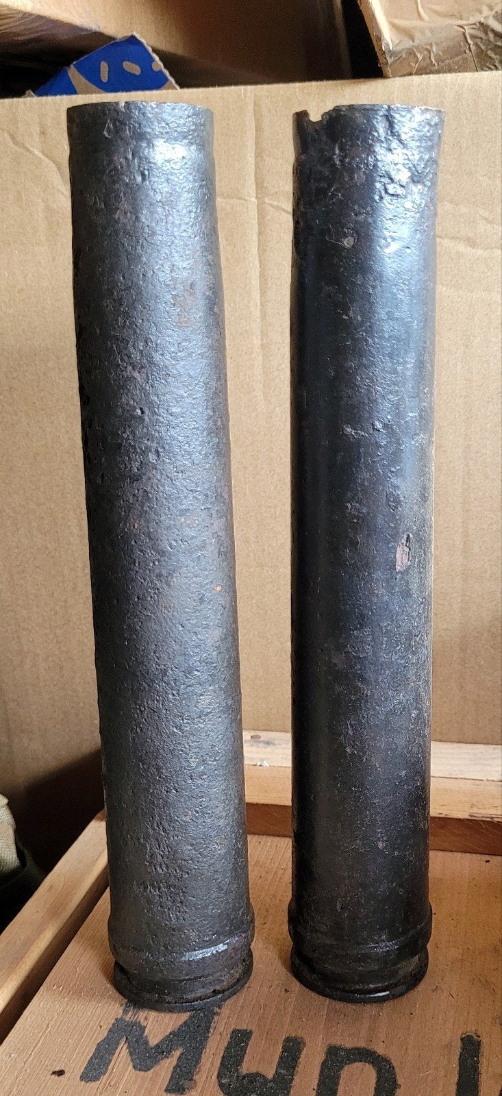 Duitse wo2 3.7cm flak18 hulzen te koop, Verzamelen, Militaria | Tweede Wereldoorlog, Ophalen of Verzenden, Landmacht, Duitsland