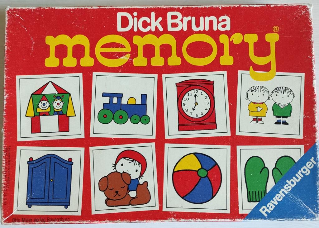 dick bruna memory spel geheugenspel 72 kaarten NIJNTJE, Ophalen of Verzenden, Gebruikt, Puzzelen