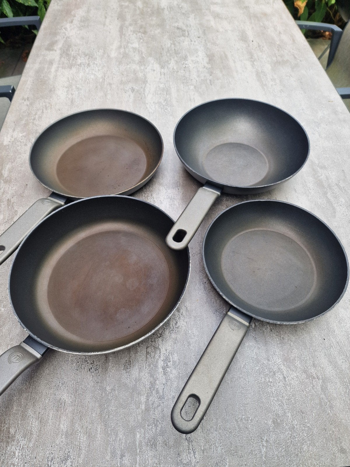 Masterchef Pannenset: Wok-, Hapjes- en Koekenpannen, Ophalen, Gebruikt, Pannenset, Rvs