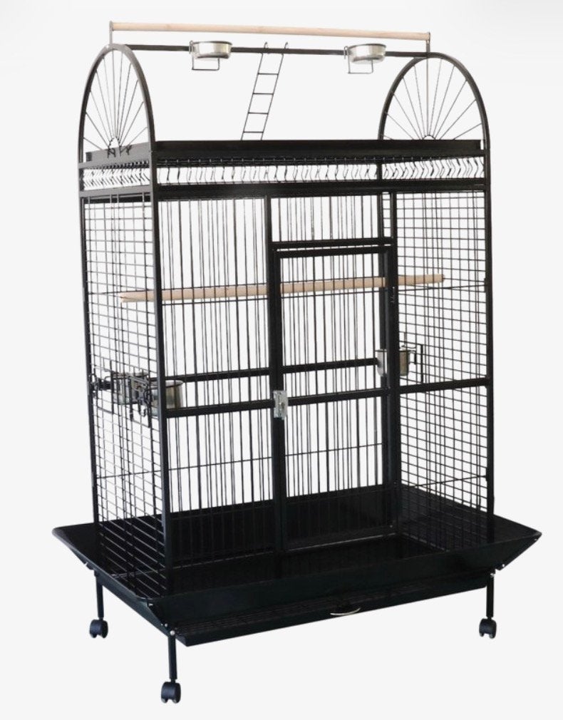 Grote papegaaien kooi, Ophalen, Zo goed als nieuw, Metaal, Vogelkooi