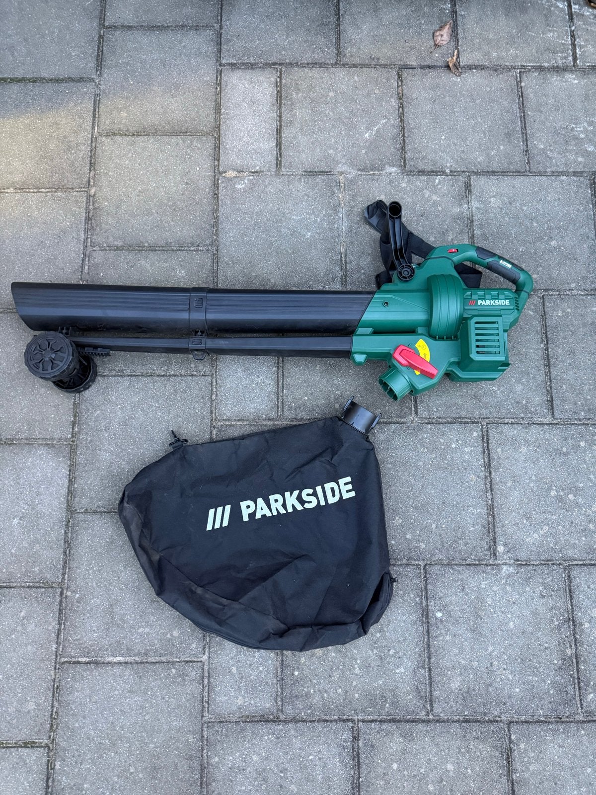 Parkside bladblazer/zuiger op accu - Zo goed als nieuw, Ophalen of Verzenden, Zo goed als nieuw, Met opvangzak, Accu