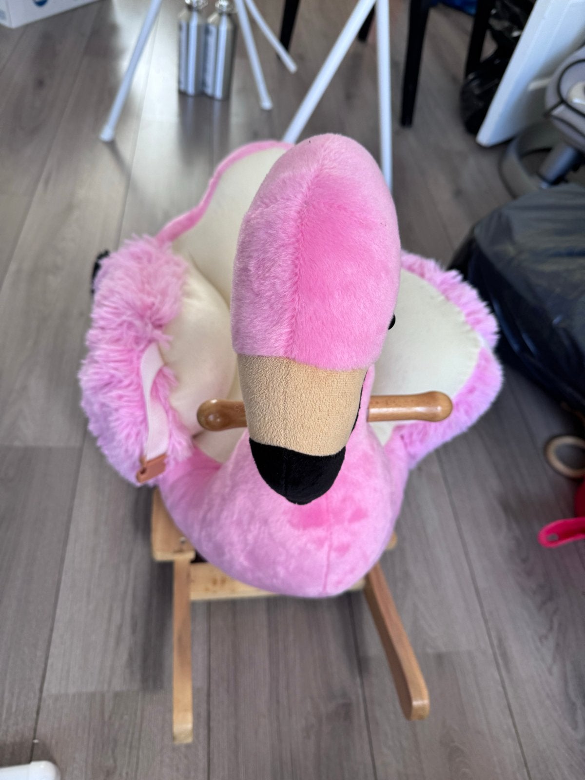 Roze Flamingo Schommelstoel voor Kinderen, Ophalen, Gebruikt