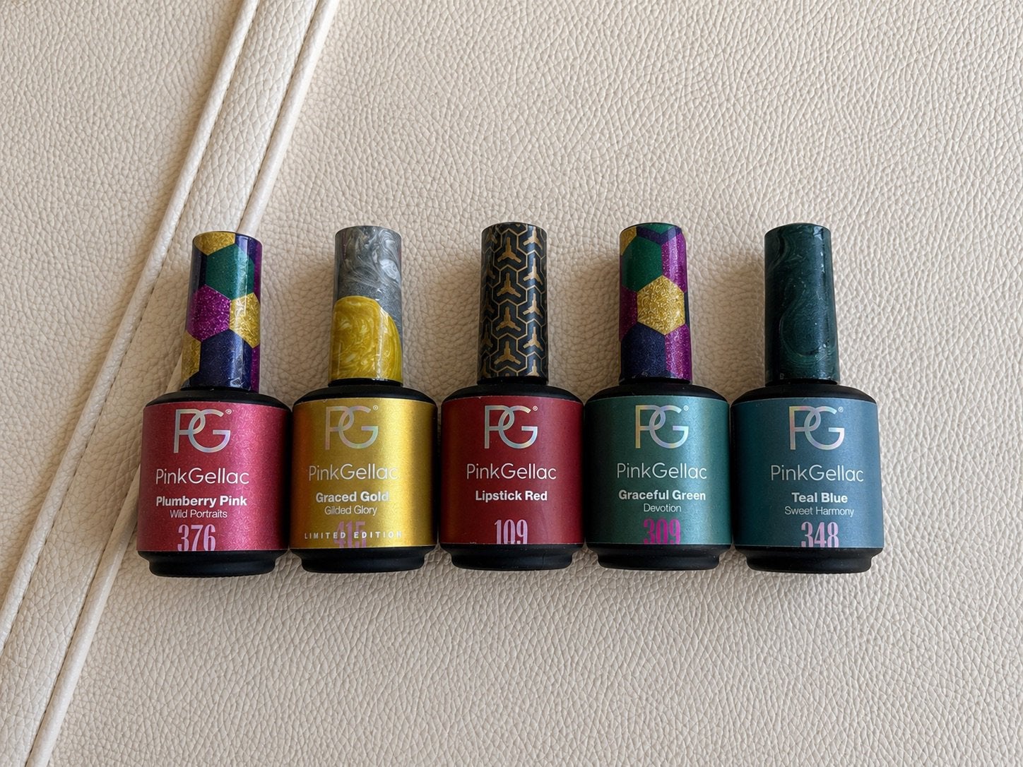 5 lakjes pink gellac, Ophalen of Verzenden, Zo goed als nieuw, Zilver, Overige merken