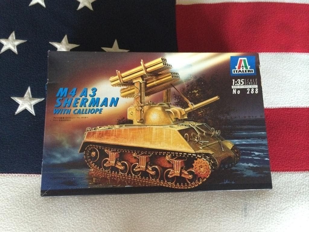 Italeri	288	M4A3 Sherman Calliope	1/35, Tank, Italeri, Verzenden, 1:32 tot 1:50
