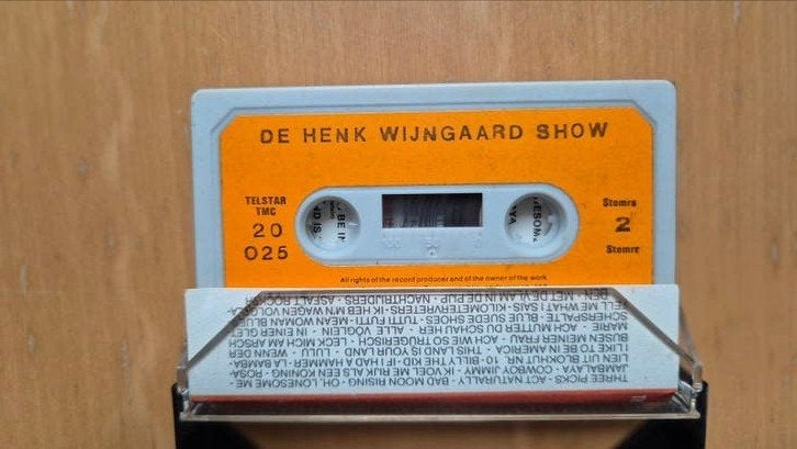 De Henk Wijngaard Show - Cassettebandje, Gebruikt, 1 bandje, Ophalen of Verzenden, Voorbespeeld
