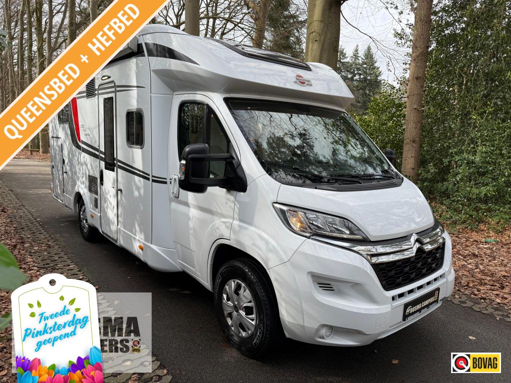 Bürstner Lyseo T 732 Queensbed Face to Face 32000 k, Caravans en Kamperen, Ringverwarming, Airbags, Bedrijf, Koelkast