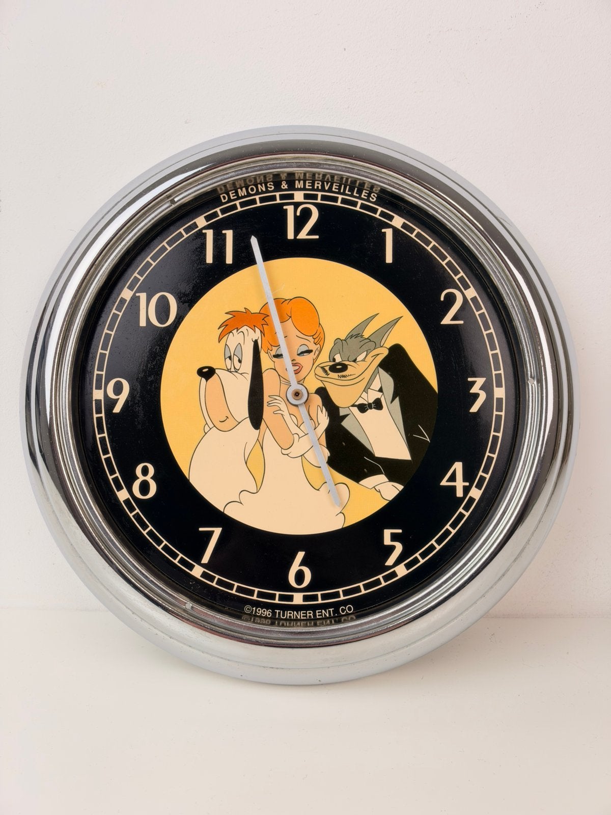 Vintage wandklok Démons & Merveilles – Turner Entertainment, Ophalen of Verzenden, Gebruikt, Wandklok