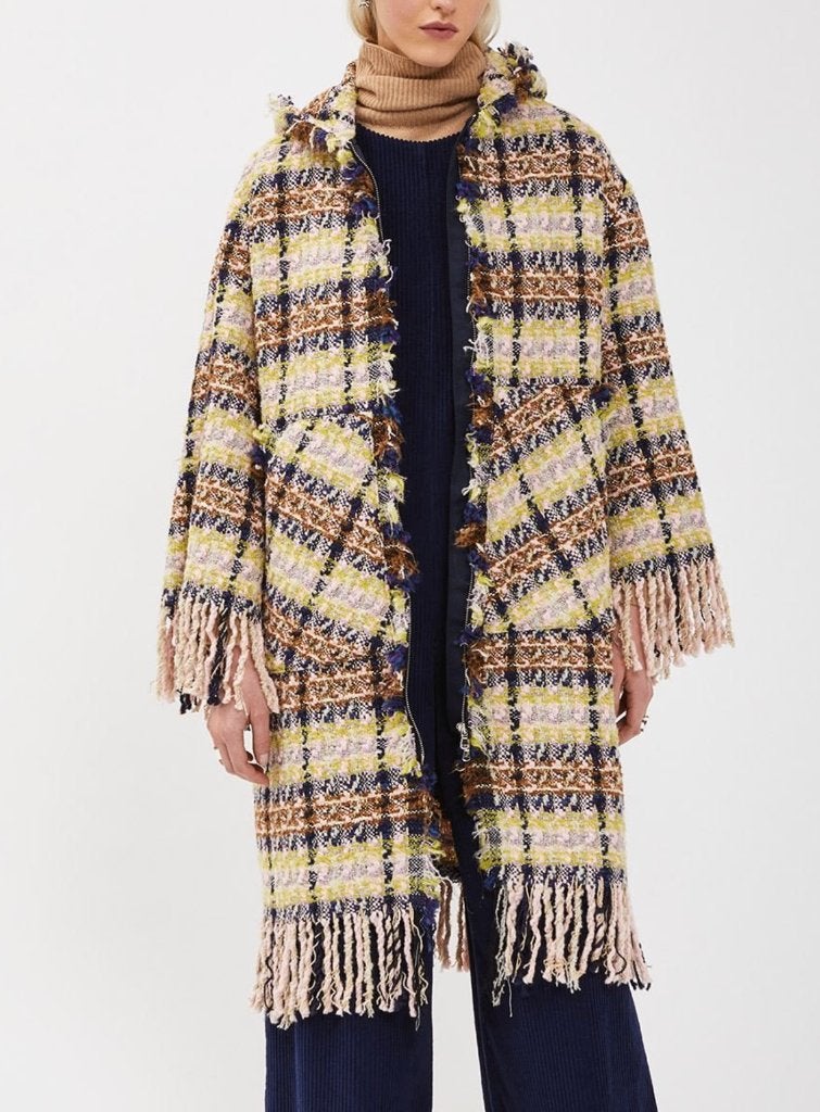 NIEUW ottod'Ame Italy geweldig mooie jas lichte tartan mt M, Kleding | Dames, Maat 38/40 (M), Nieuw, Ottod'Ame, Meerkleurig