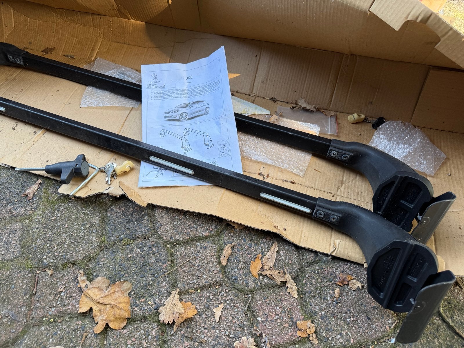 Peugeot 308 (T9) dakdragers - Origineel, Ophalen of Verzenden, Zo goed als nieuw