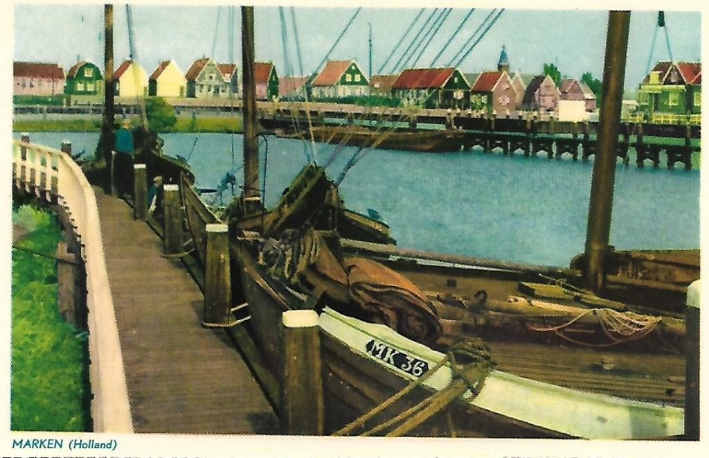 Marken- -Haven., Verzenden, 1940 tot 1960, Ongelopen, Noord-Holland