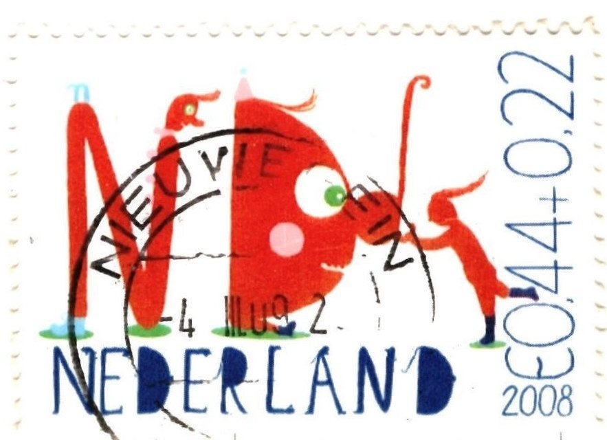988291 Zweeloo 80+ Dr mooie zegel Kinderpostzegel 2008, Ophalen of Verzenden, 1980 tot heden, Gelopen, Drenthe