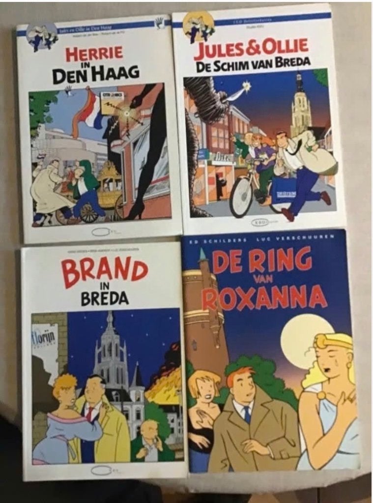 4 speciale steden promotie uitgaves, Meerdere stripboeken, Ophalen of Verzenden, Zo goed als nieuw