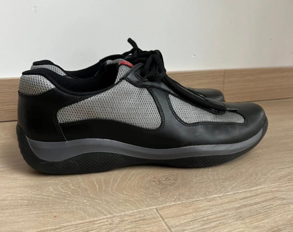 Prada american cup 10.5 origineel, Ophalen of Verzenden, Zo goed als nieuw, Zwart, Sneakers of Gympen