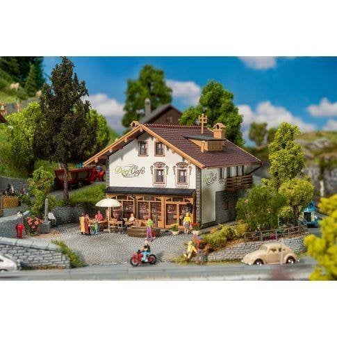 Faller 191836 Alpenhuis met café H0 1:87 – Nieuw, Overige merken, Gelijkstroom of Wisselstroom, Nieuw, Ophalen of Verzenden
