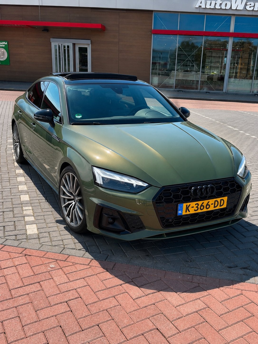 Audi A5 Tfsi Mhev S Tronic facelift Pano NAP Groen, Auto's, 15 km/l, Zwart, 4 cilinders, 1984 cc