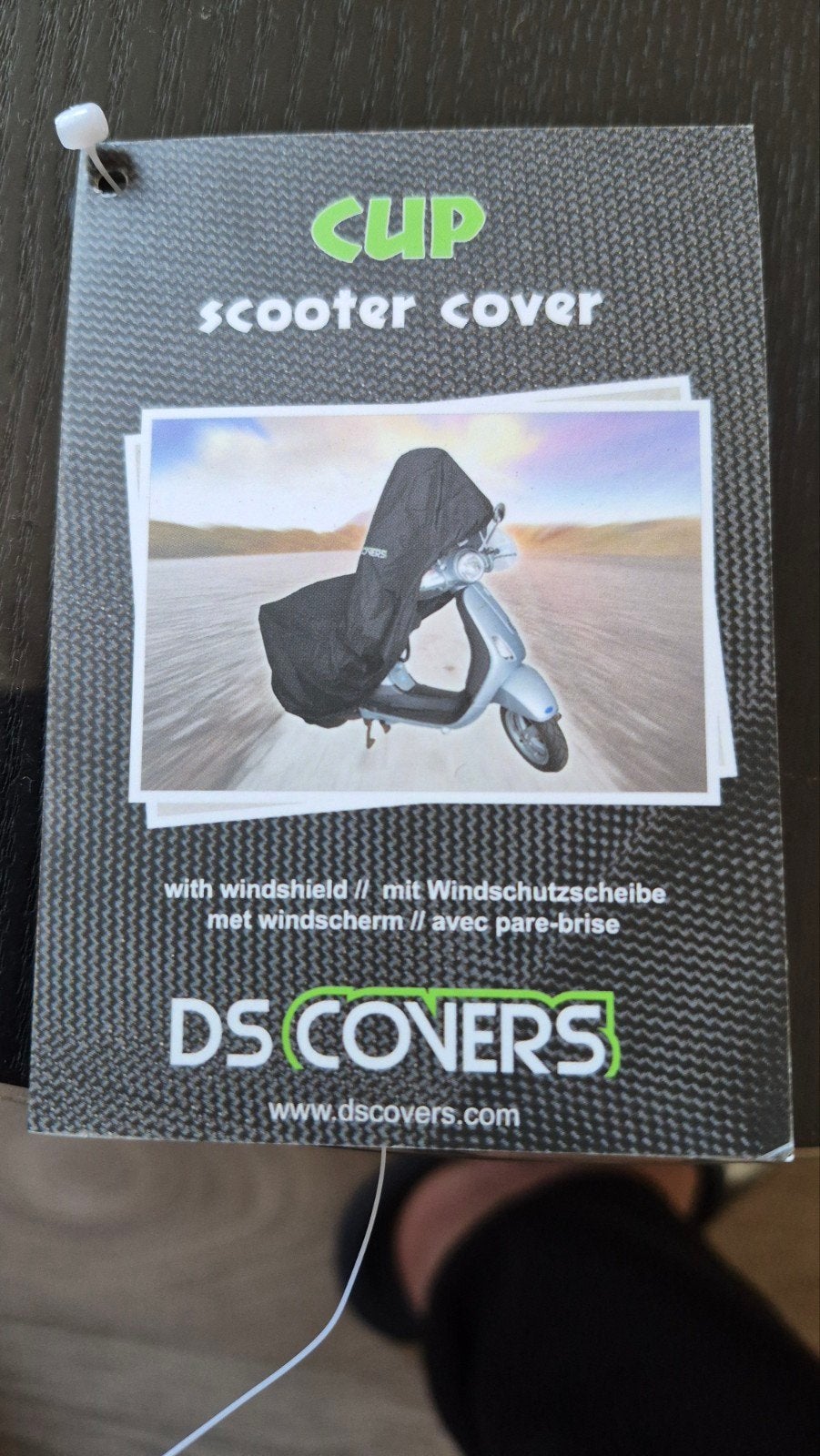 DS Covers CUP Scooterhoes met Windscherm - Maat L, Fietsen en Brommers, Ophalen, Nieuw, Overige typen, DS Covers