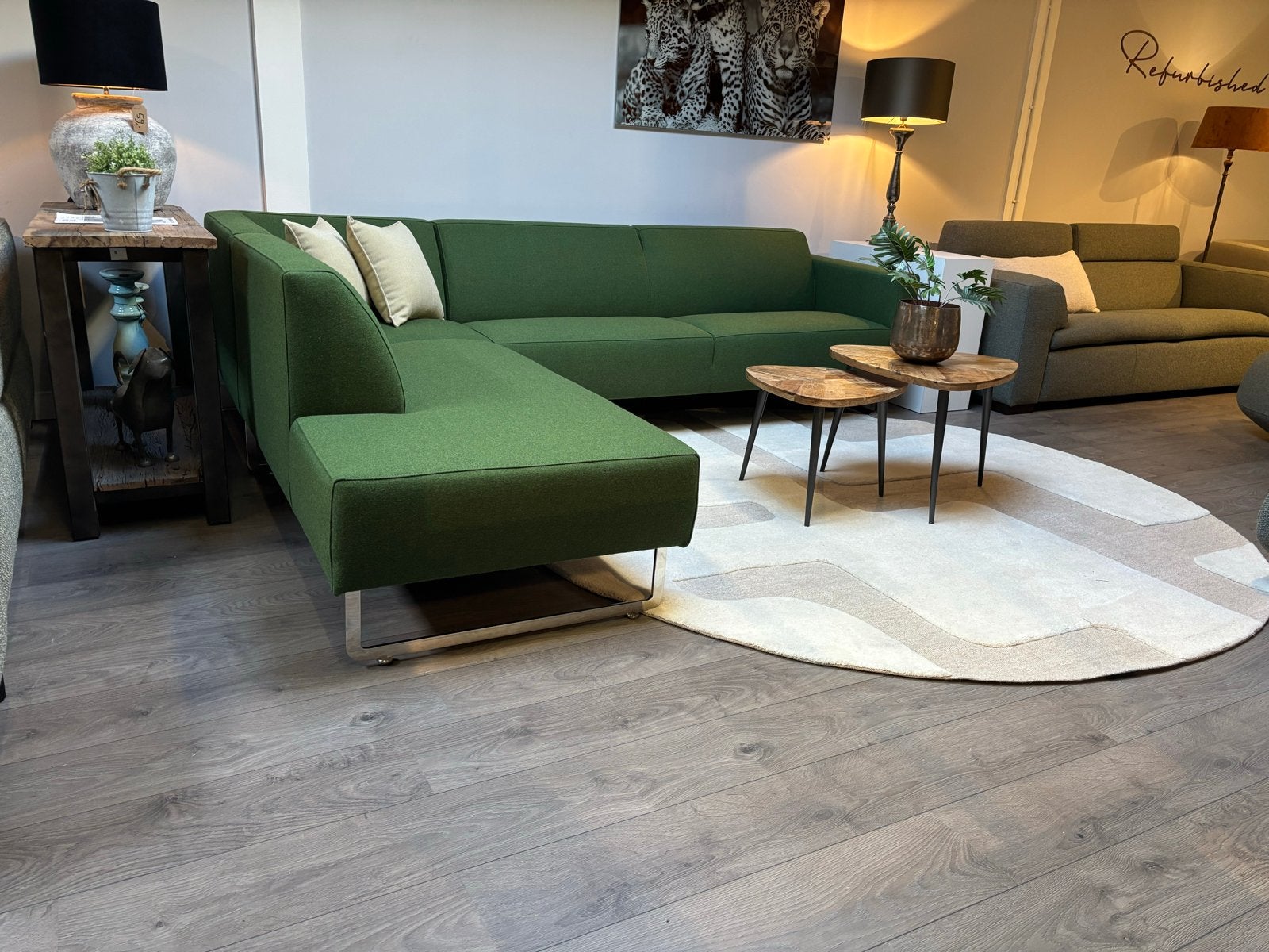 Artifort Mare FC 358 ploegstof ploegwool, Huis en Inrichting, 250 tot 300 cm, Hoekbank, Ophalen of Verzenden, Zo goed als nieuw