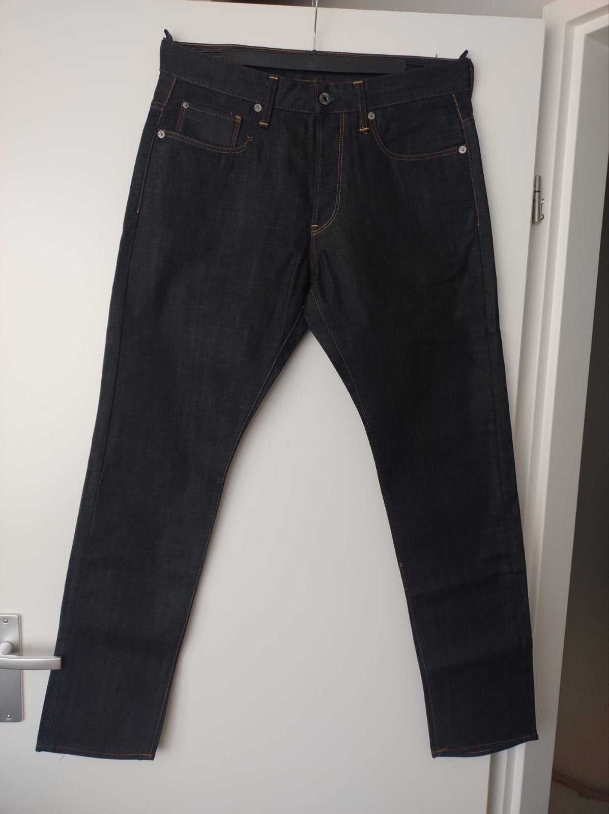 G-Star 3301 Tapered Spijkerbroek W32 L32 - Nieuwstaat, Blauw, W32 (confectie 46) of kleiner, Ophalen of Verzenden, Zo goed als nieuw