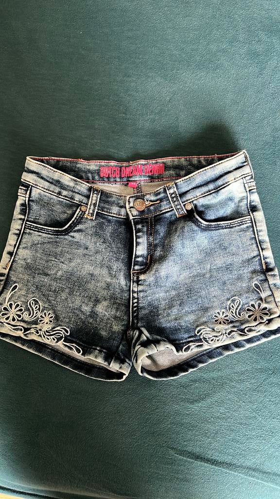 Dutch Dream Denim korte broek, 146, Ophalen of Verzenden, Zo goed als nieuw, Meisje, Broek
