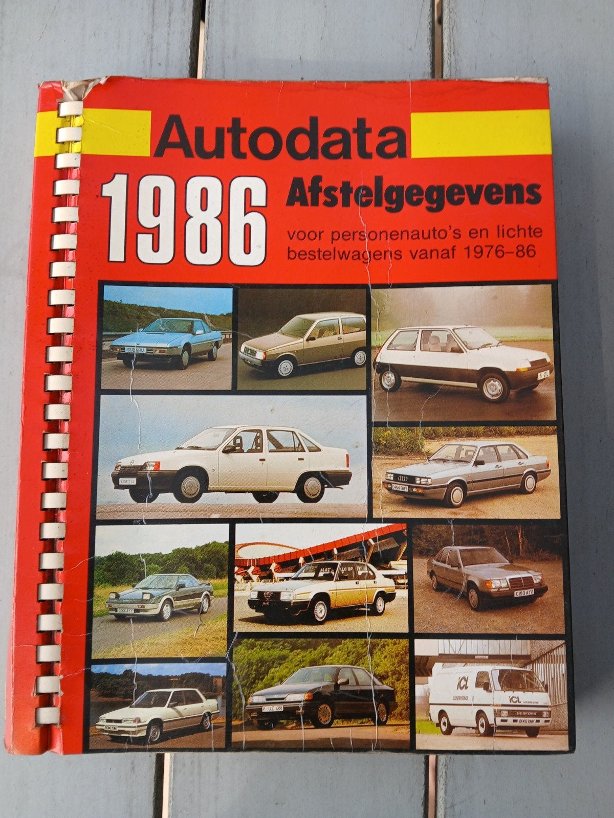 Autodata Afstelgegevens 1986 - Personenauto's en bestelwagen, Ophalen of Verzenden, Gelezen, Autodata