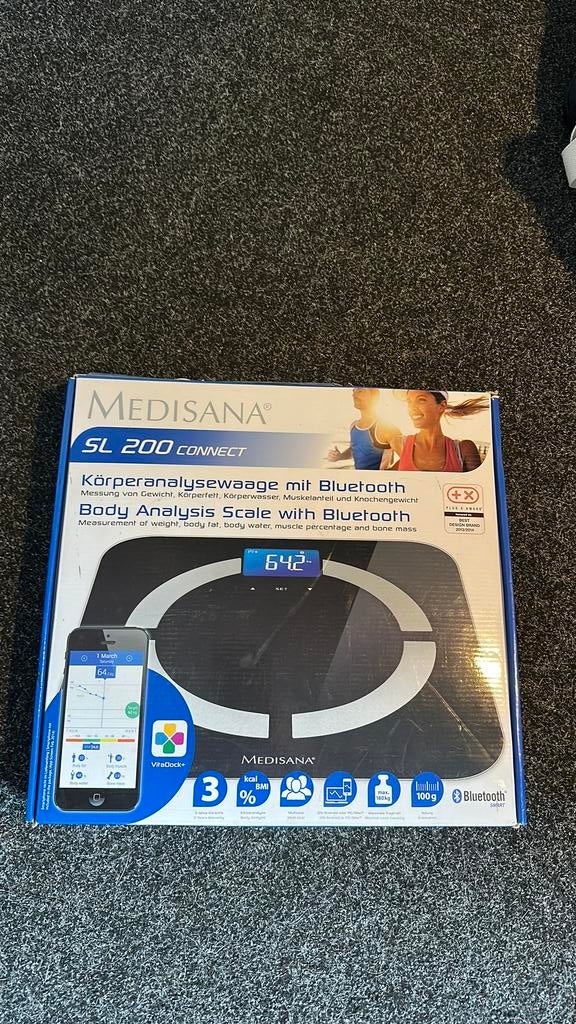 Medisana SL200 Connect, Witgoed en Apparatuur, Weegschalen, Ophalen, 1 tot 500 gram, Nieuw, 100 kg of meer