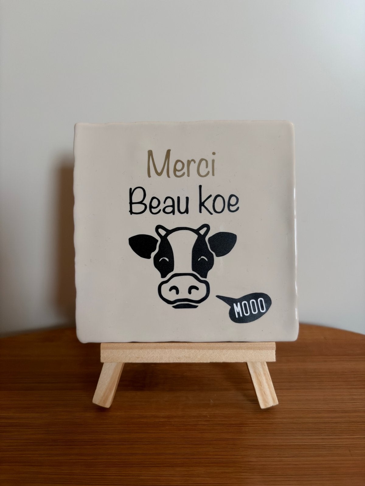 Tegeltje met tekst - 10x10, Tegeltje, Ophalen of Verzenden, Nieuw