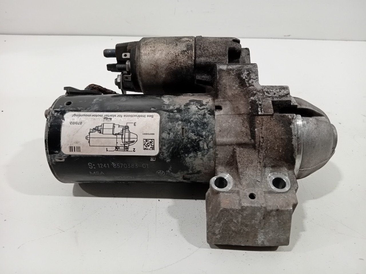 Startmotor BMW X3, Onderdelen@venauto.nl, Van der Ven Autorecycling B.V., Gebruikt, Ettenseweg 76, 4706 PB Roosendaal, The Netherlands
